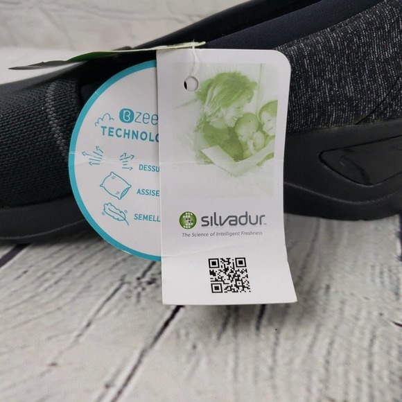 Bzees Kudos Womens Size 9 M Black Comfort Slip On Open Toe Sandals - Picture 9 of 12